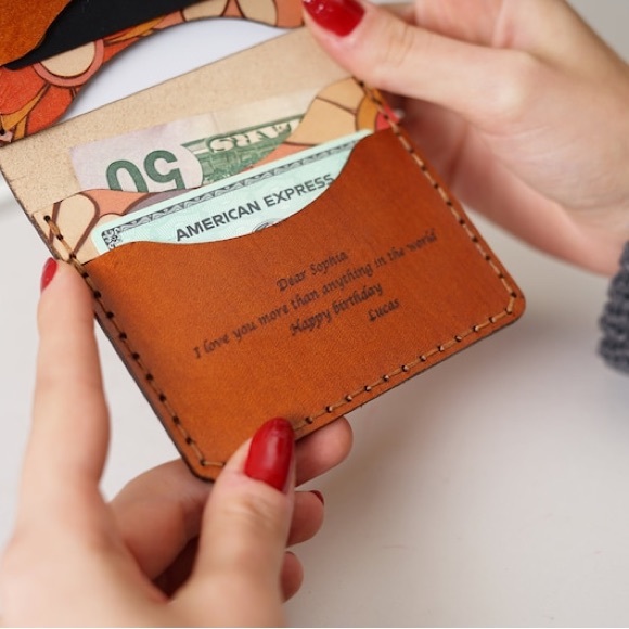 Leather Bifold Wallet - Picture 2 of 4